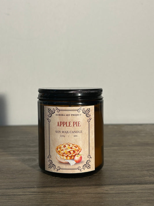 Κερί Σόγιας σε βαζάκι με άρωμα Apple pie